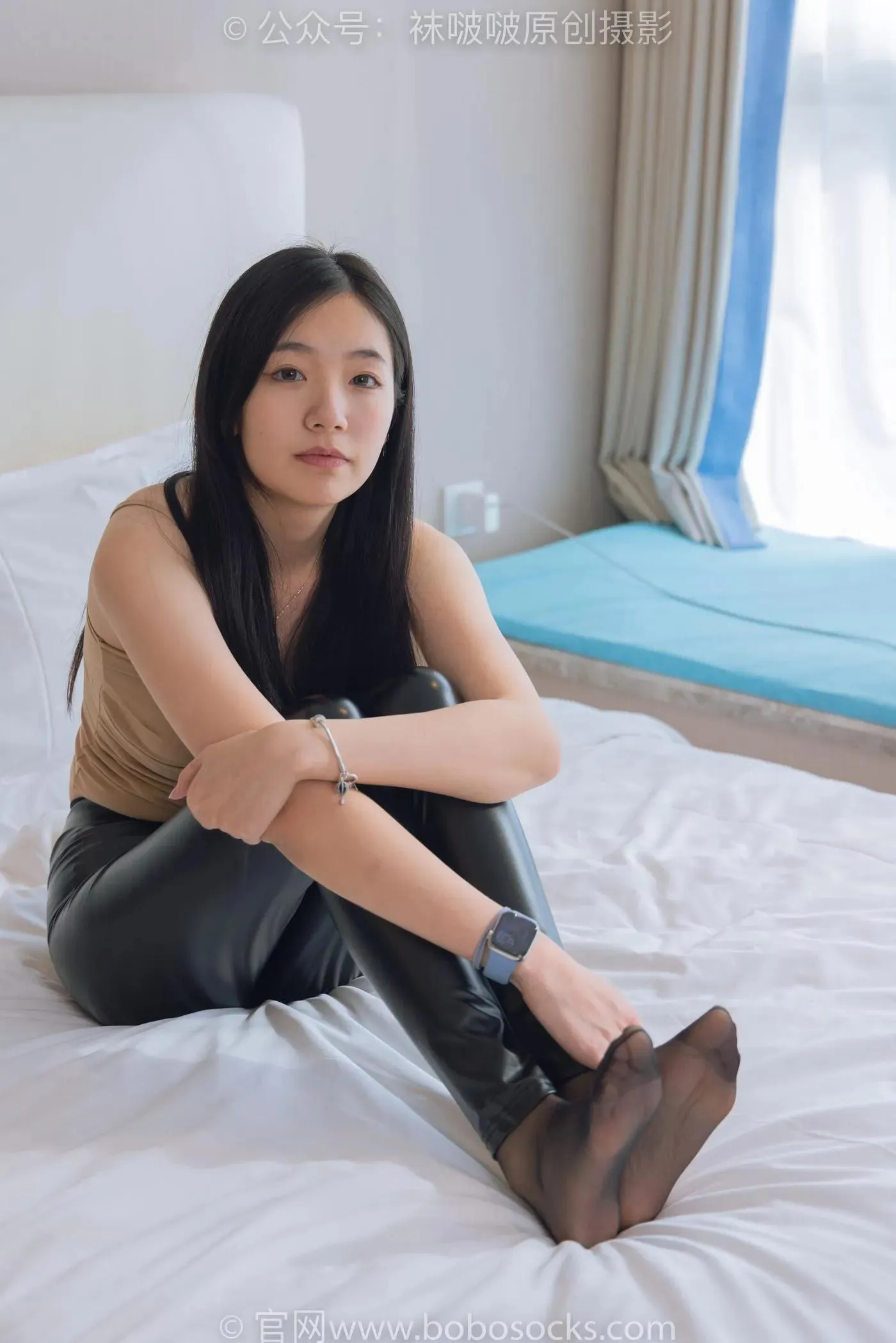 [BoBoSocks袜啵啵]NO.191 小甜豆-高跟鞋、黑丝、皮裤裤里丝 [140P]插图3